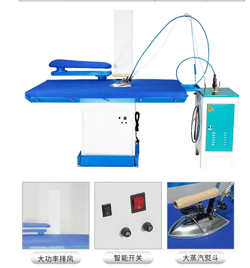 Good Price Efficient Energy Saving Commercial Cleaning Equipment Hotel Folding Ironing Table for Industrial