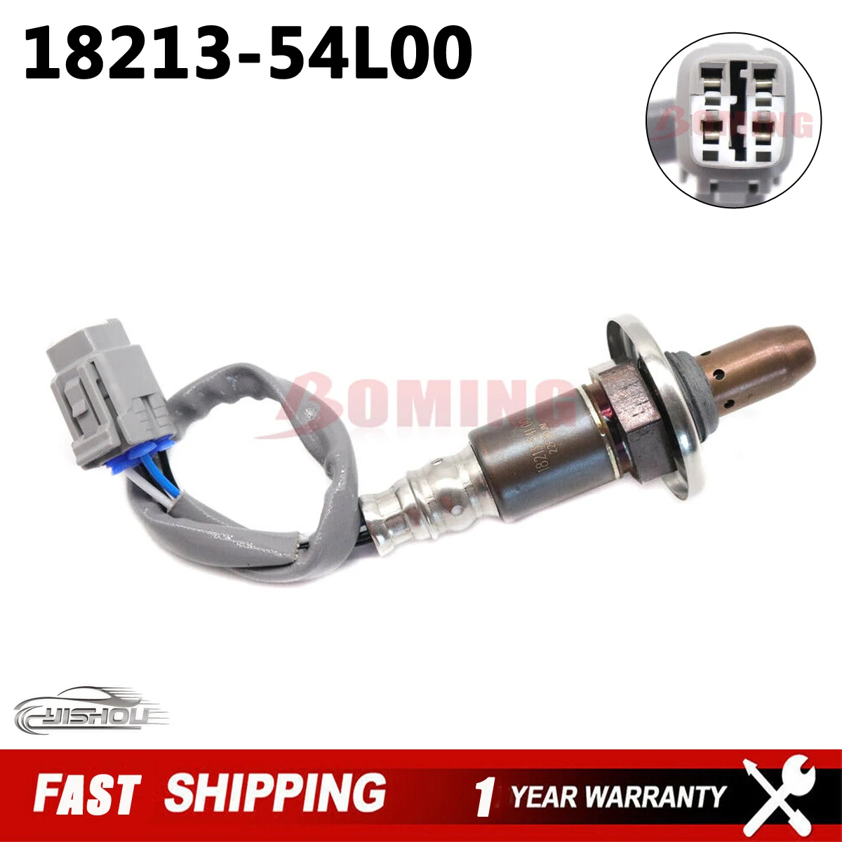 

Коэффициент топлива в восходящем воздухе Lambda O2, кислородный датчик 18213-54L00 для Suzuki SX4 Kizashi 2010-2013 1821354L00 234-9099 2349099