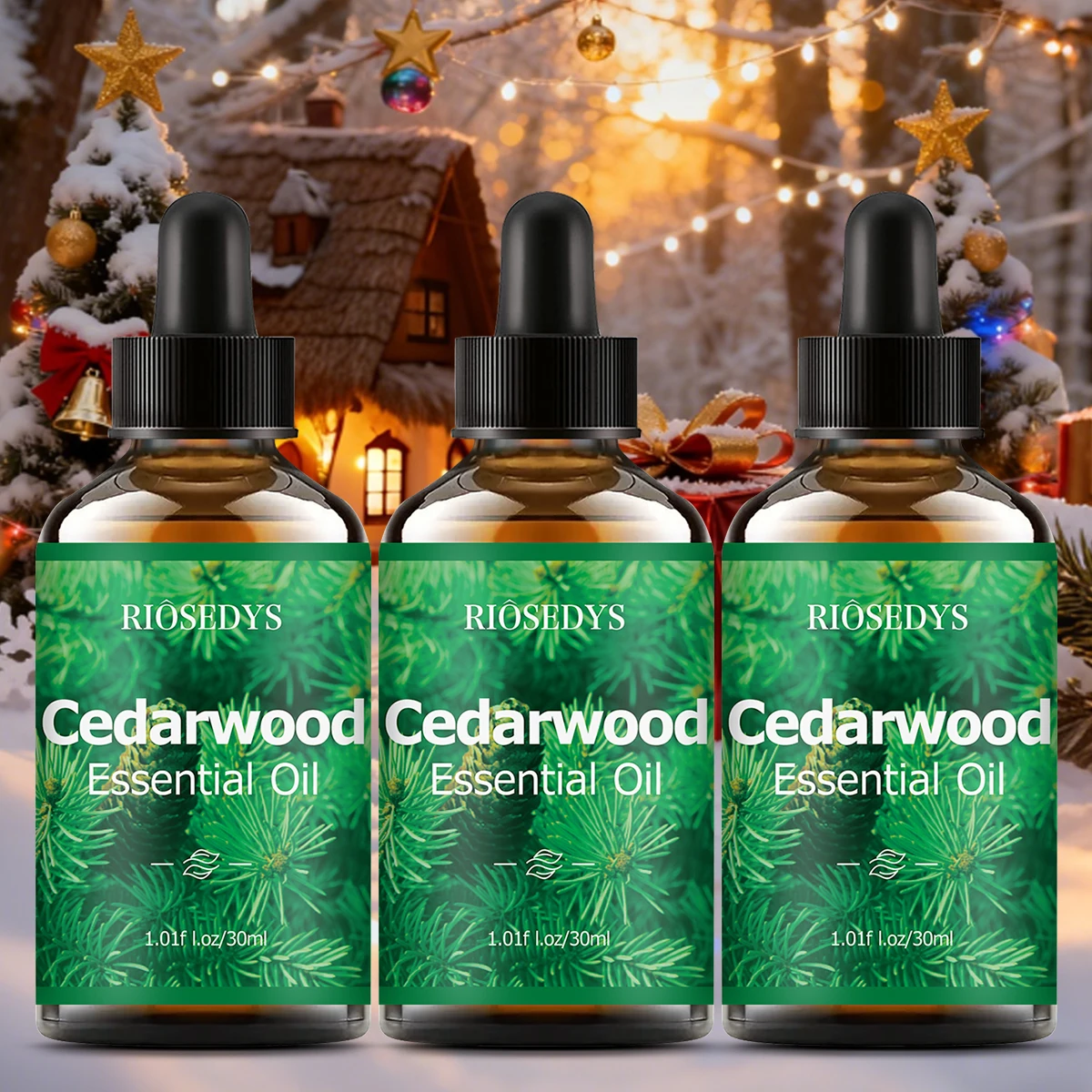 Hair Care Fragrance Essential Oil - Óleo essencial de cedro, fragrância natural,