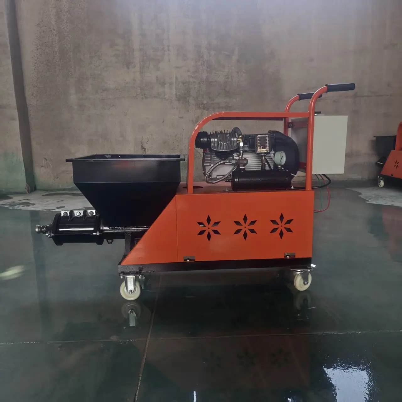Factory Direct Model 311 Mortar Spray Machine 380V/220V Multi-Purpose Cement Plaster Sprayer 4kw 50L Hopper 15m