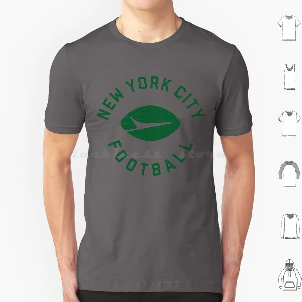 New York City Damgoodgame Football Logo T Shirt Big Size 100% Cotton Nyc Football Ny Gang Green Take Flight Green Sports