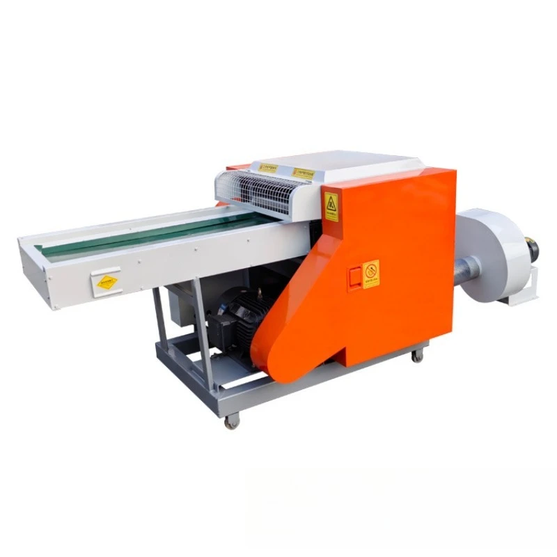 Sofa filling sponge crusher Two continuous cutting old clothes shredder Waste paper dealer sign crusher