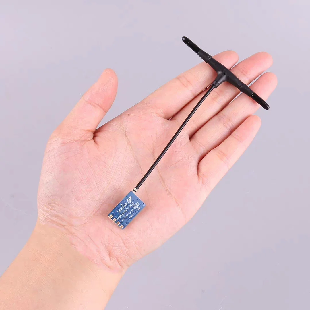 ELRS latest version Nano Receiver RX ELRS 500/720/750/915MHz Equipped with a T-shaped Antenna Long Range Radio System for FPV