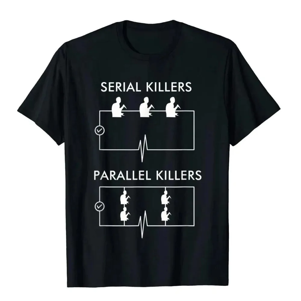 Summer Men Killer Series  Pattern T-Shirt High-quality Fabric 100% Pure Cotton Material Suitable Both Men Women Trendy Versatile