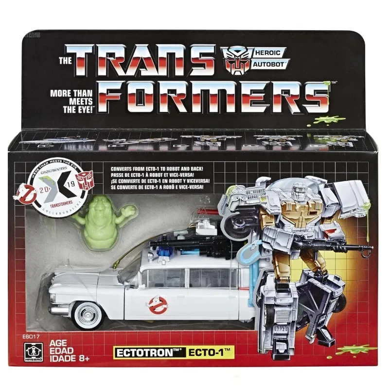 W magazynie Takara Tomy Transformers G Series Linked Soul Hunter Ecto-1 Figurka Model Anime Akcja Deformacja Robot Samochód Prezent dla dziecka