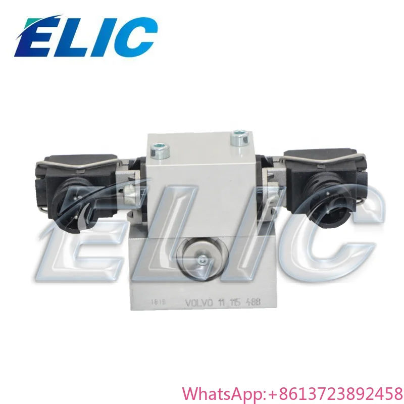 

Электромагнитный клапан для грузовиков ELIC 11115488 A25D A30D A35E A40F, тормозной клапан Voe 11115488 для Volvo