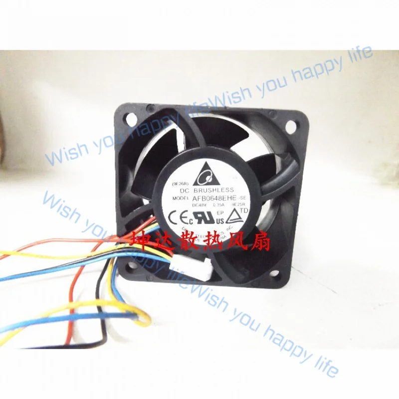 L... 1pcs for Delta AFB0648EHE 6CM 6038 48V 0.35A server dual ball fan