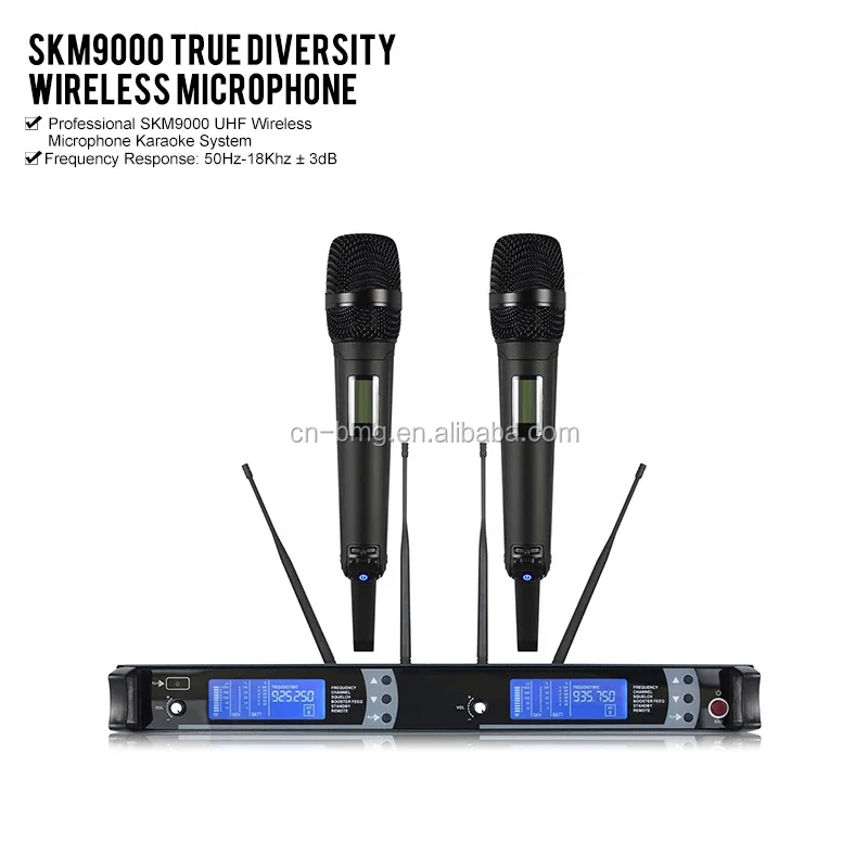 High Quality Professional SKM9000 True Diversity Handheld Wireless Microphone 900MHz UHF Wireless Microphone Karaoke System