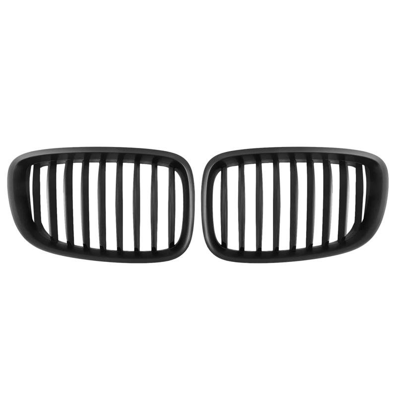 Matte Black Car Front Grille Grilles For-BMW F07 GT 5 Series 10-15 Grill 535I 550I 51137200169,51137200170