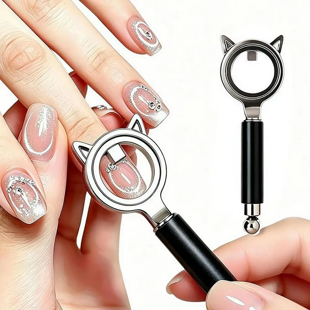 Cat Eye Nail Art Artifact Powerful Circular Magnet Absorbing Black Hole Cat Eye Assistive Nail Art Tool