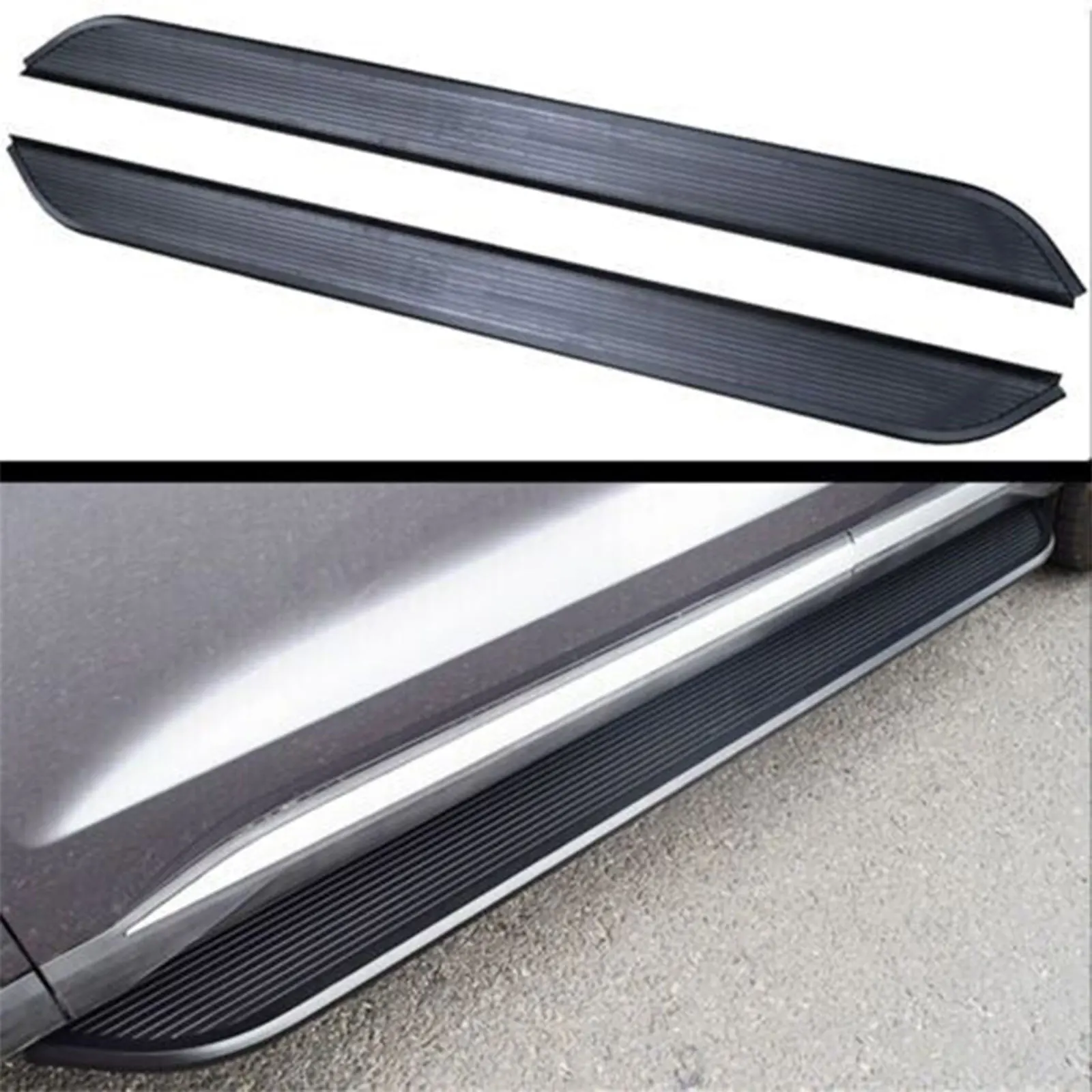 

2PC Running Board Fits For Hyundai Santa Fe 2022 2023 Nerf Bar Side Stair Side Step