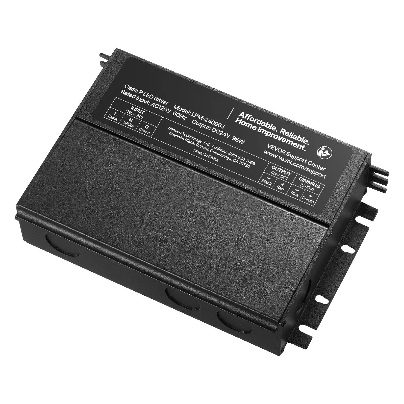 

Светодиодный драйвер с регулируемой яркостью 96 Вт, 24 В, трансформатор источника питания переменного тока в постоянный ток, постоянное напряжение