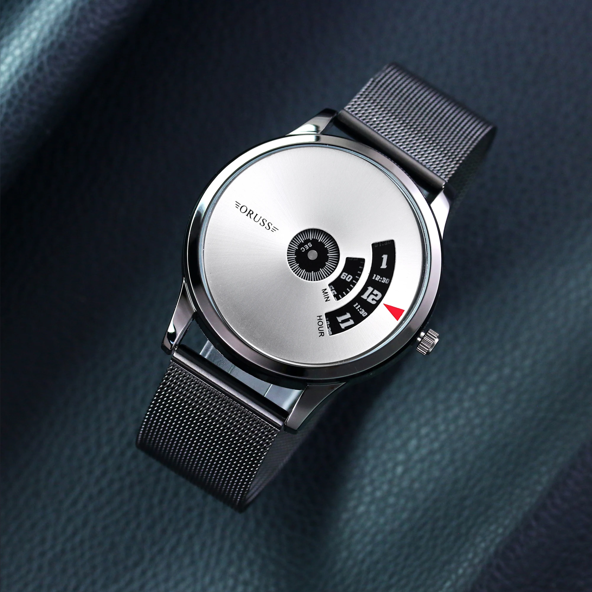 Reloj de personalidad de la Academia de Ciencia y Tecnología negra para hombres, reloj de moda informal, guapo, alta calidad