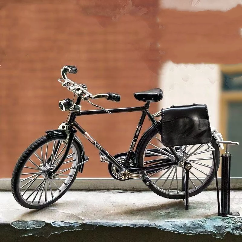 향수를 불러일으키는 복고풍 스타일 조립 DIY 자전거 28 자전거 합금 자전거 모델 장난감 DIY 모델 장식품 장난감