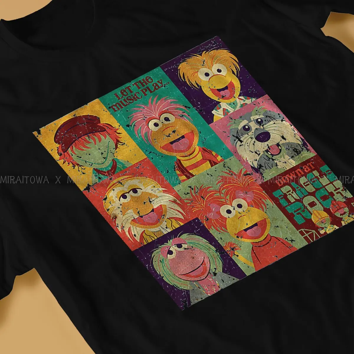 Team Unique TShirt Fraggle Rock Muppets Anime Top Quality Hip Hop Idea regalo T Shirt Stuff vendita calda