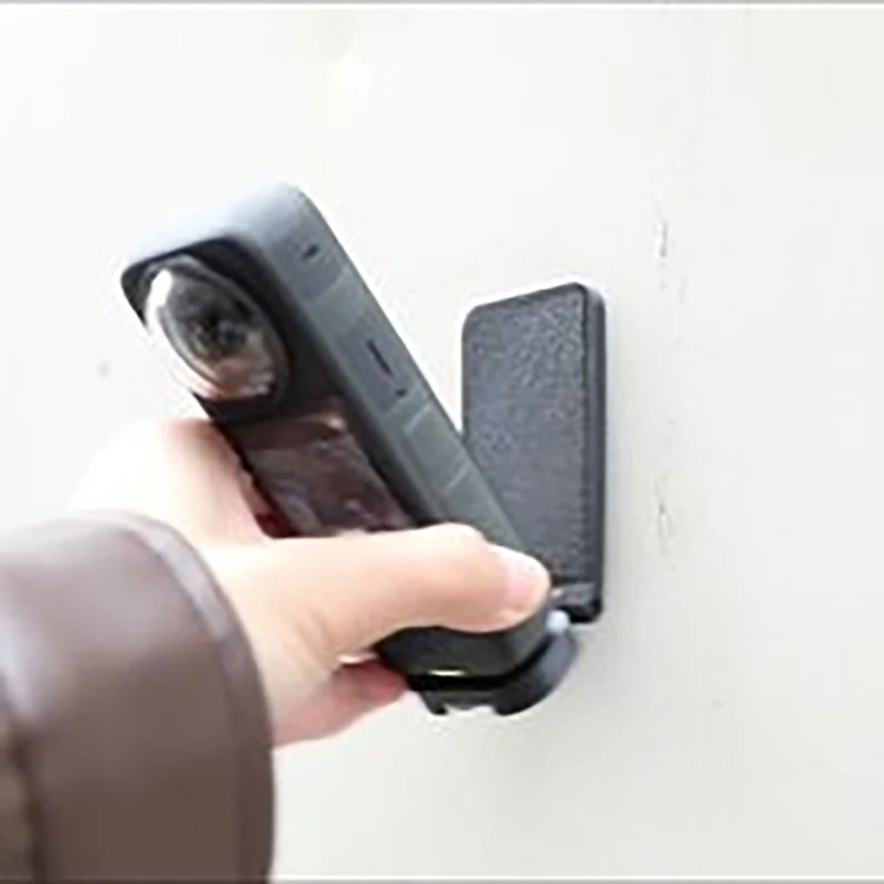 حامل كاميرا رياضي مغناطيسي لـ Insta360 X3 X4 كاميرا الحركة سطح المكتب دعامة حامل قاعدة مثبتة على الحائط لفيديو السيارة Vlog