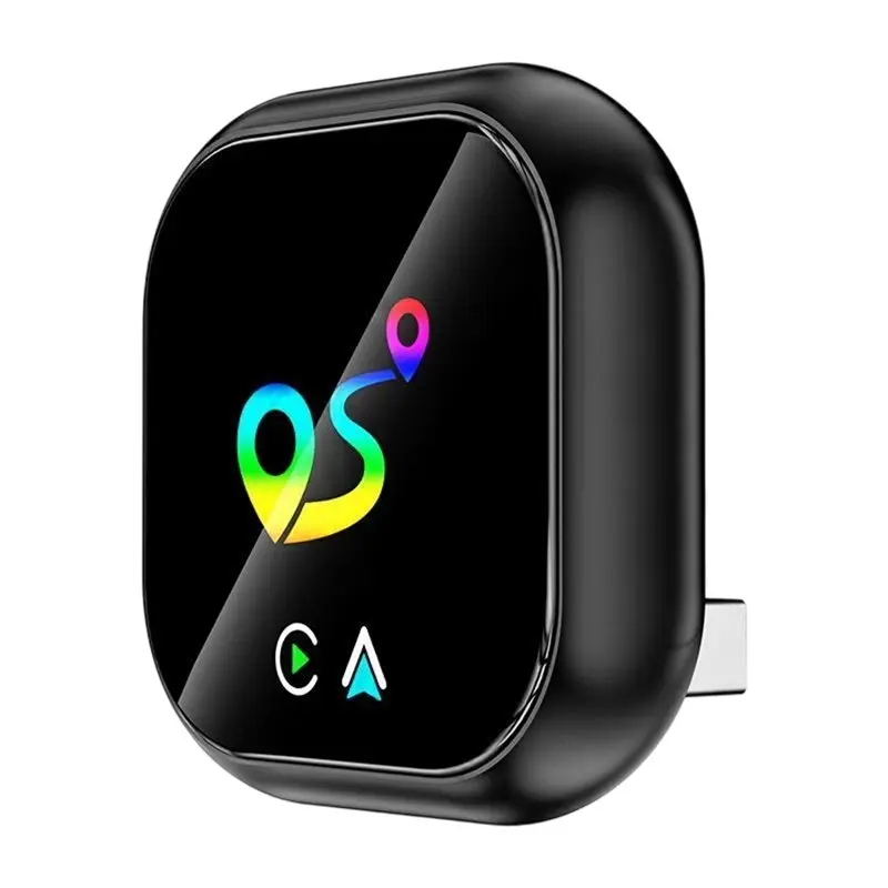 A98M Wireless Carplay Adapter 2In1 AI Box Bluetooth5.0+ Wifi For Android AUTO Wired Connection Location Tracking Functionality F