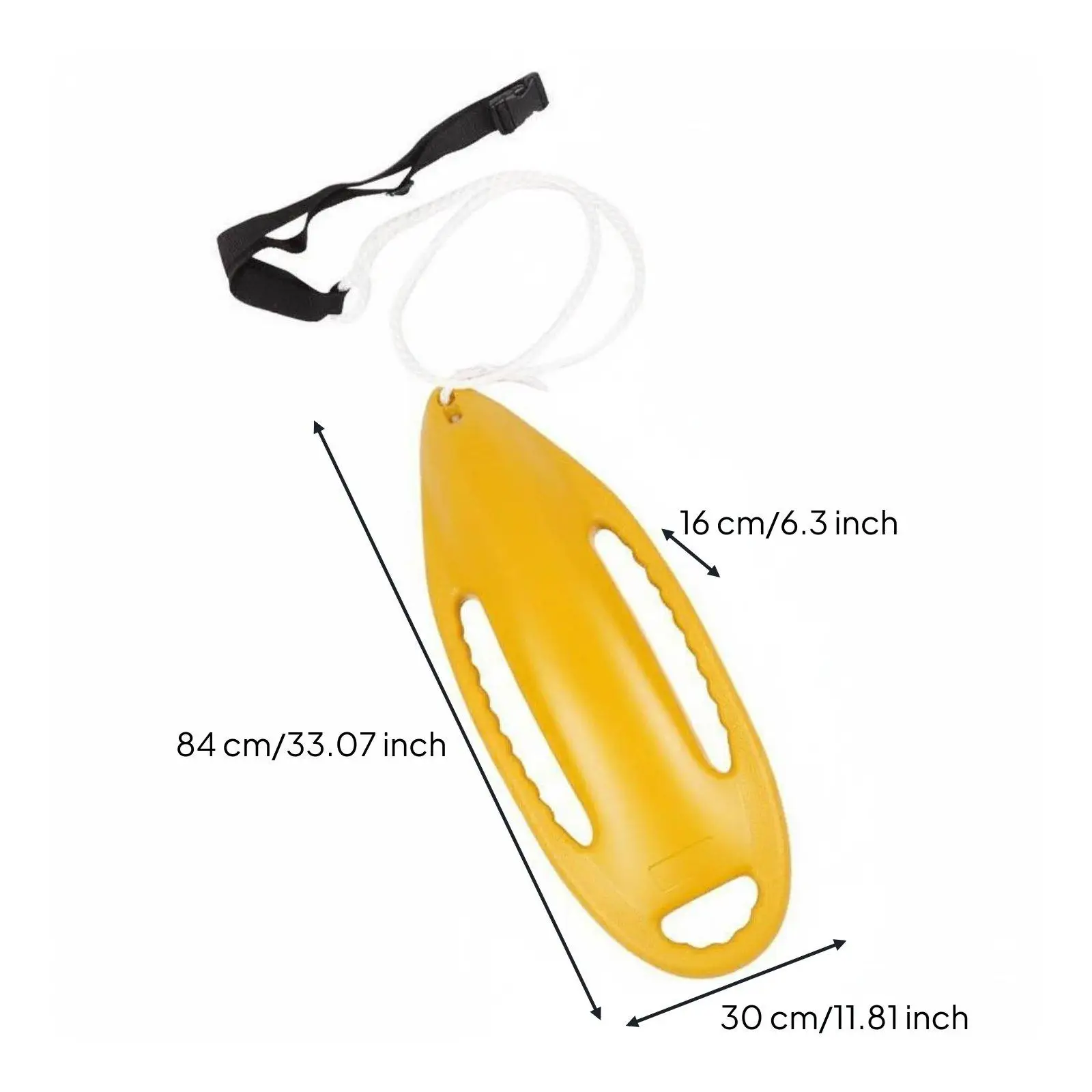 children-swimming-rescue-board-solid-pe-float-with-15m-nylon-rope-for-pool-emergency-training-use
