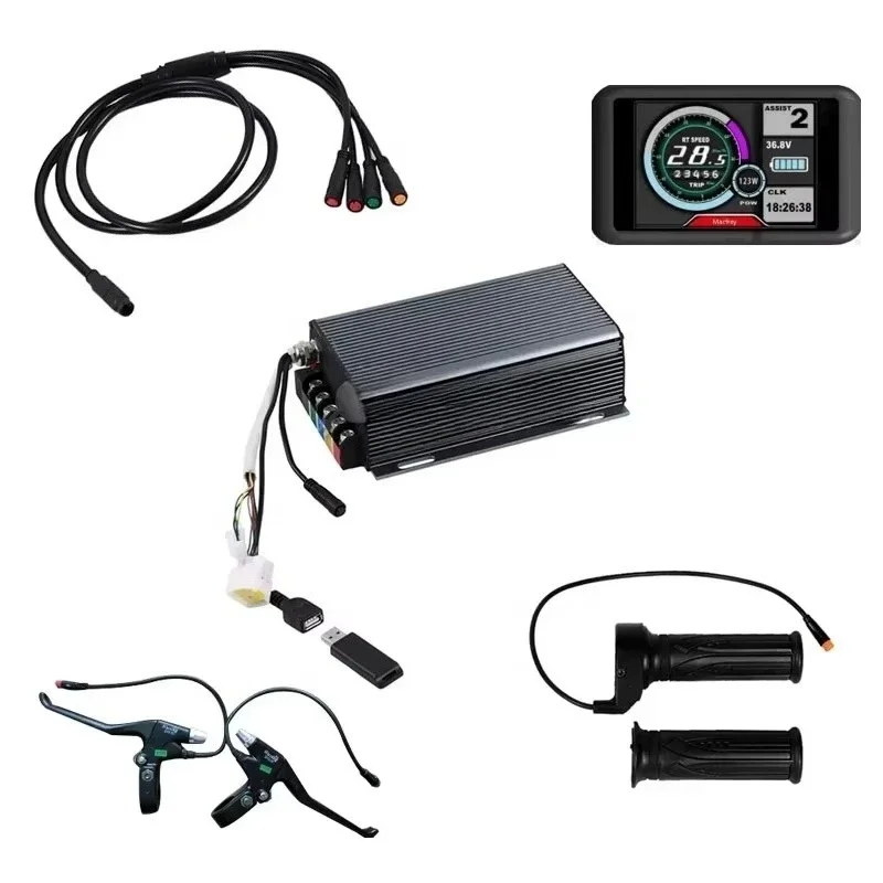 

72v 150A Sabvoton sinewave controller 5000W Hub Motor rear wheel electric bike kit