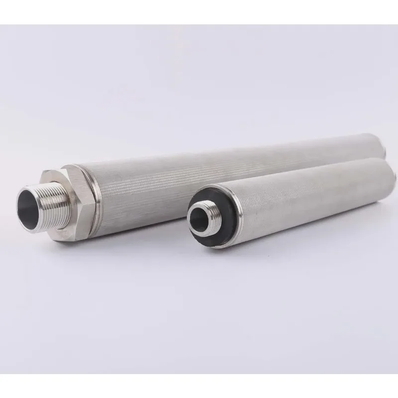 Stainless Steel & Titanium Powder Sintered Filter Rod, Microporous Metal Filter Tube Cartridge Filter Element