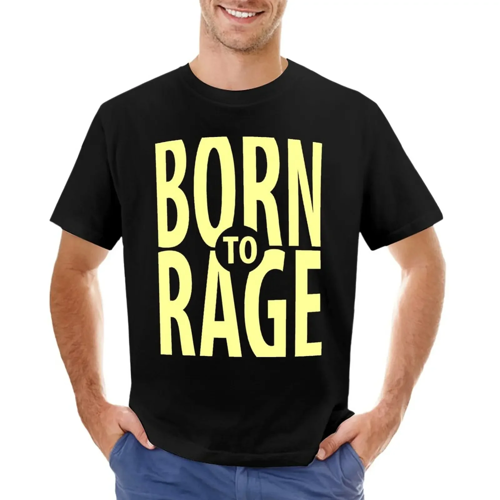 Born To Rage T-Shirt oversized boys animal print plain mens workout shirts