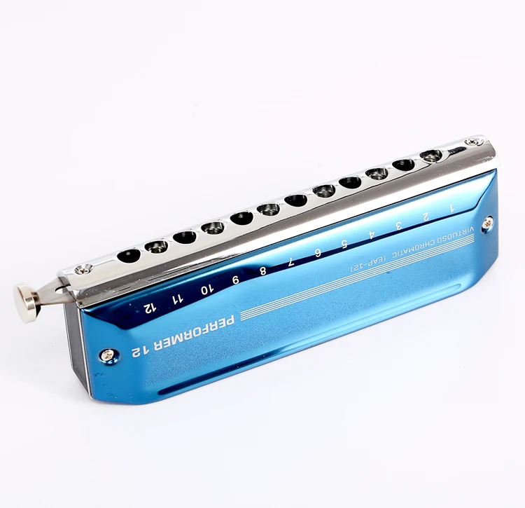 EASTTOP EAP12 12 Holes 48 Tone Chromatic Harmonica Key Of A,G,D,B,Bb Mouth Organ harmonica For Adults Students Professionals