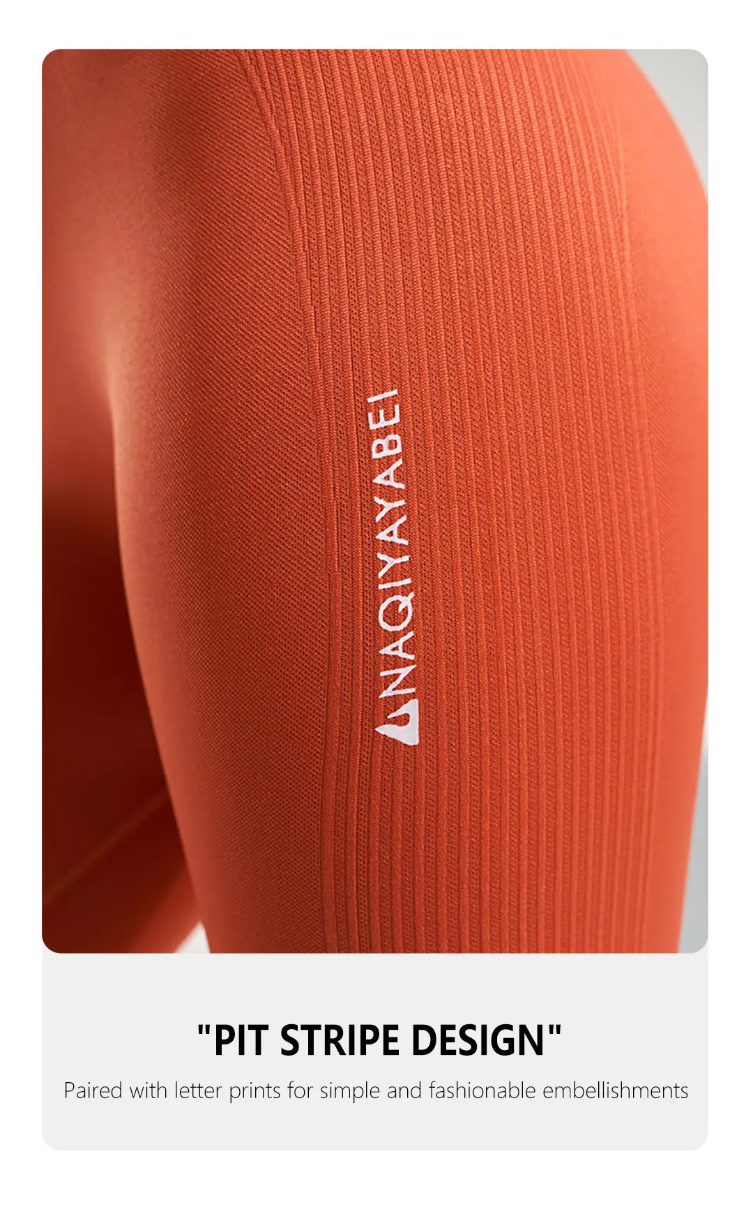 Einfarbige Leggings für Damen, Fitnessstudio, Laufen, Yoga-Hose, lange Hose, hohe Taille, Bauchstraffung, Stretch-Jogginghose, sieben Farben – Detail 7