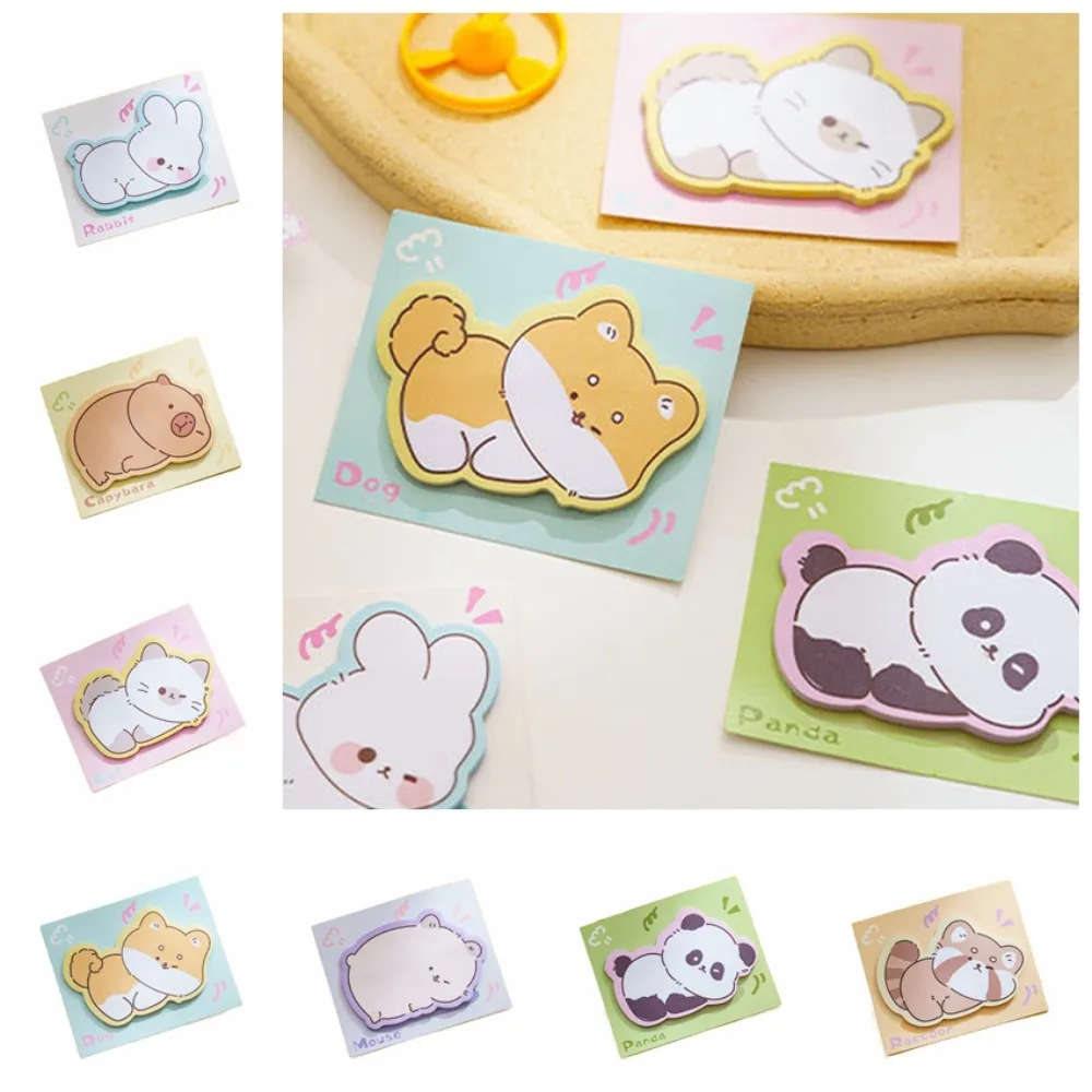 Posted Writing Pad Animal Shape Animal Sticky Notes Journaling Planner N Times Note Pad Cute Sticky Note Paper Teen/Adult/ Girls