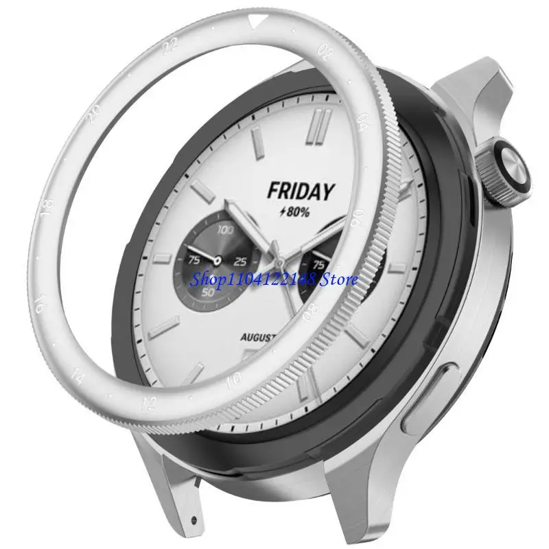 P9FA Stylish Metal Bezel Multifunction Steel Bezel for 3/4 Screen Defense