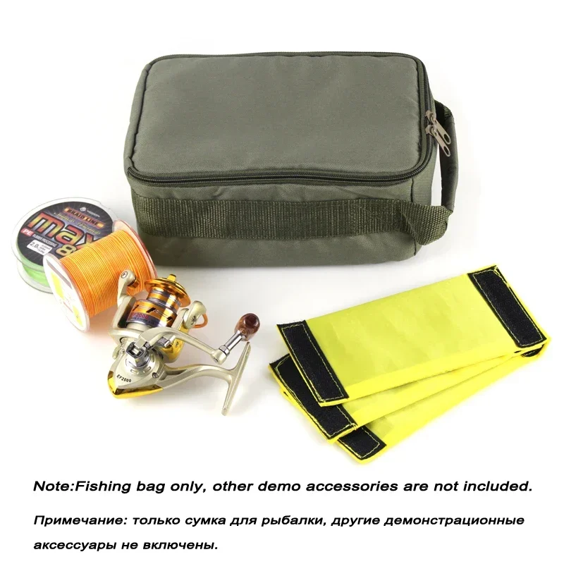 

Fishing Tackle Bag 3 IN 1 Fishing Reel Fishing Line Lure Hook Storage Handbag Outdoor Carp Fishing Reel Gear