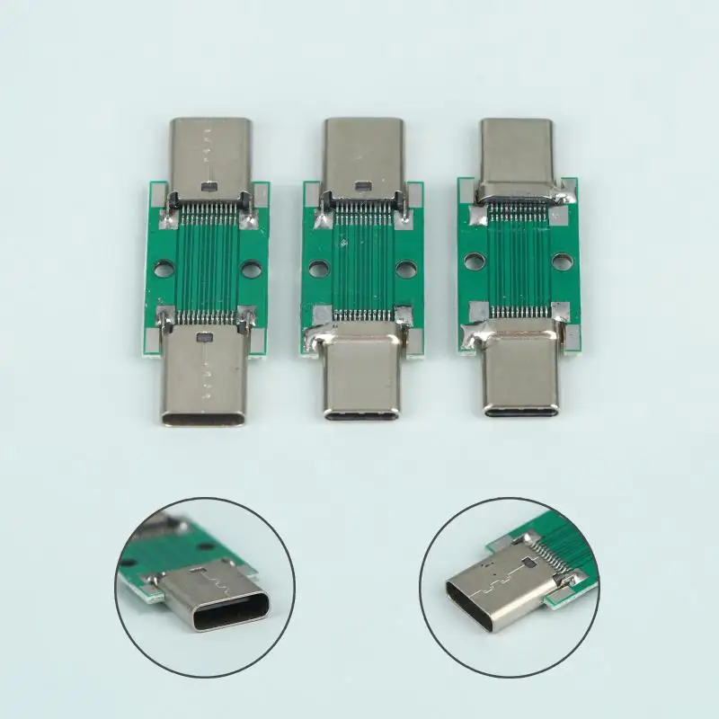 * New Sale Type-C Multi-function Test Board USB 3.1 Type C 24 Pin Female To Male Female 24P High Current Adapter PCB Board