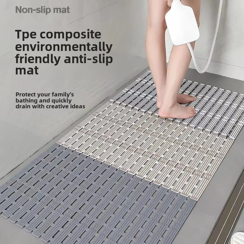 Popular Anti-Slip Mats with Modern Japanese Style Durable TMaterial for Home Bathing Shower Room Bathroom Toilets