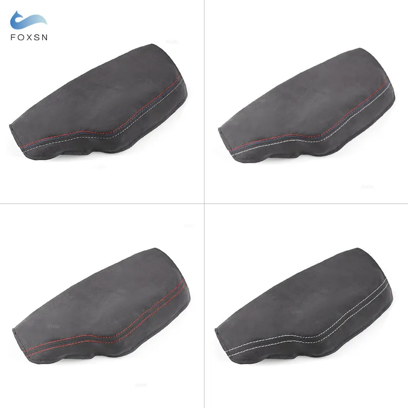 Suede Leather Protection Pad Trim For BMW 3 Series F30 2013 2014 2015 2016 2017 2018 Car Center Console Lid Armrest Box Cover