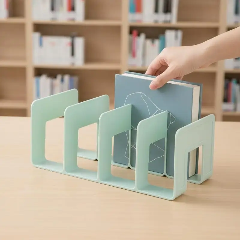 New Multifunction Book Magazine Storage Bookends Stand Desk Organizer For CD Files School Office Supplies