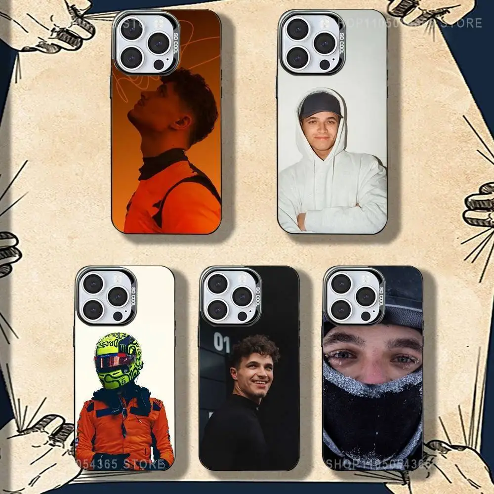

Driver L-Landos N-Norris Phone Case For iPhone 16,15,14,13,12,11,8,7,Pro,Max,Plus,Mini,XS,SE Shockproof Matte Cover