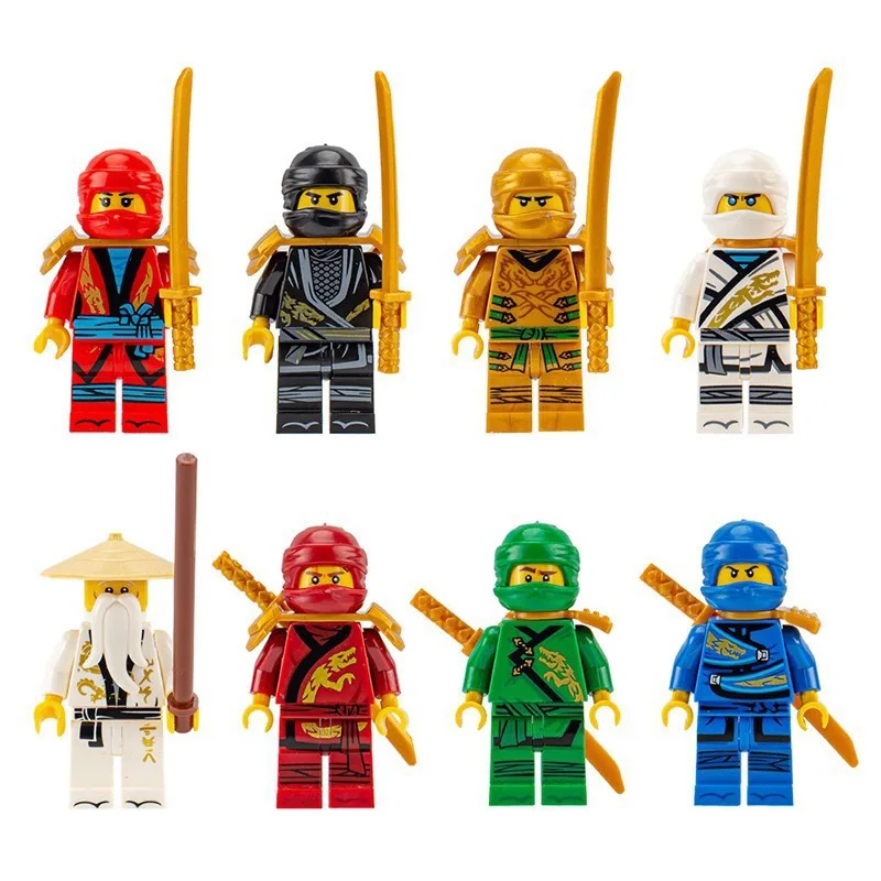 Hete anime ninja-personages, humanoïde poppen, speelgoed, kinderspeelgoed, verjaardagscadeaus, stripfiguren, ninja-motorhelden.