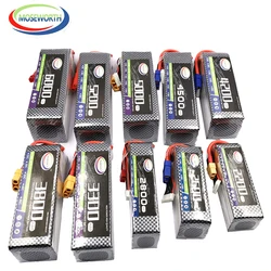 RC Lipo batteria 2S 3S 4S 5S 7.4V 11.1V 14.8V 18.5V 2200 3300 3500 4200 5000 5200 6000mAh 25C 30C 35C 40C T XT60 spine parti RC