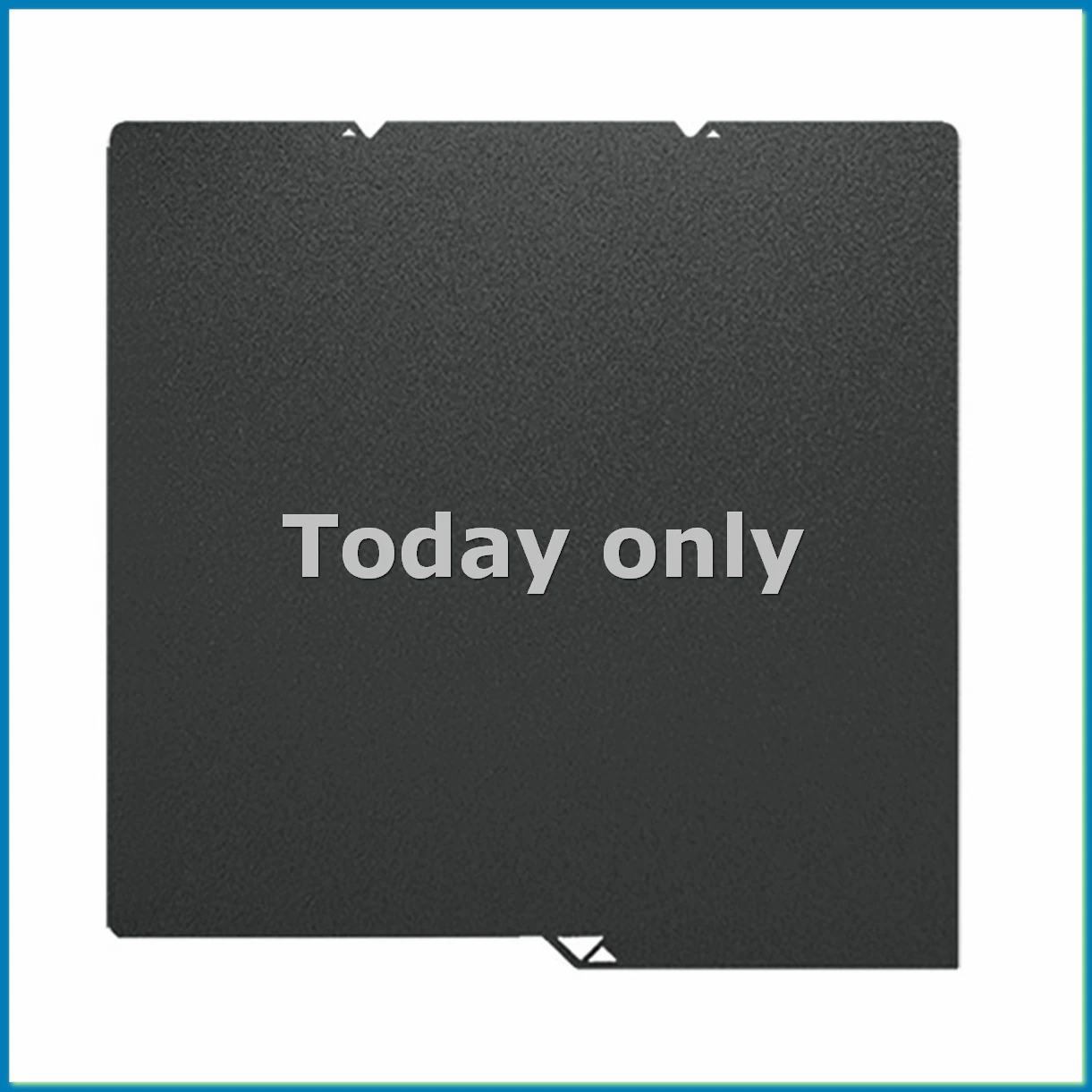 For S1C S1 Combo Build Plate Parts 264x276mm Spring Steel Sheet Plate Smooth PEI Textured Heat Bed Black-ABHG