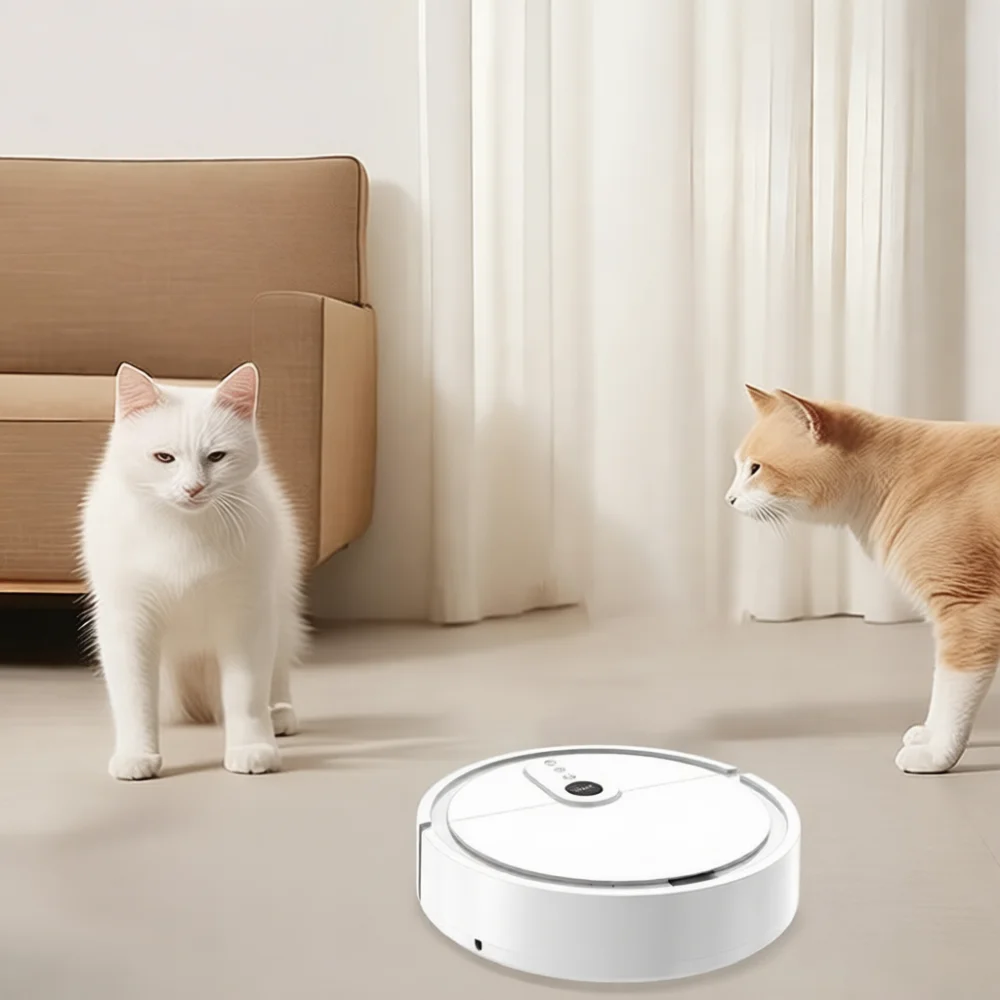 Smart Robot Vacuum Cleaner Household Automatic Sweeping Mopping Device USB Floor Sweeper For Pet Hair Dust Removal