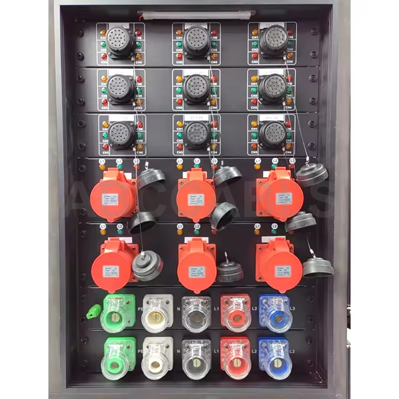72-Way Mobile Performance Flight Box Stage Lighting Show Rental Distribution Cabinet And Power Supply Box