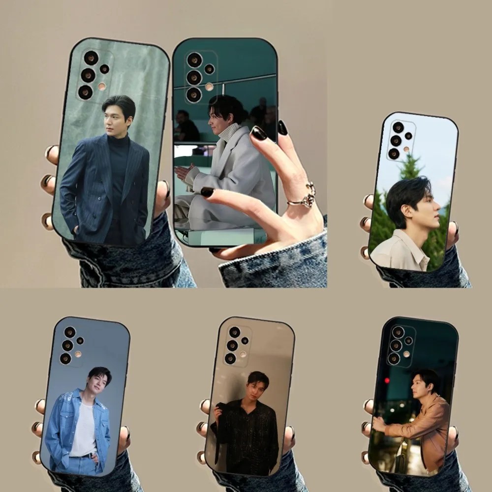 Korean Actor Lee M-Min Ho Phone Case For Samsung S24,23,23,22,30,21,10,9,Note20 Ultra,Lite,Ultra,5G,Plus,FE,Black Soft Case