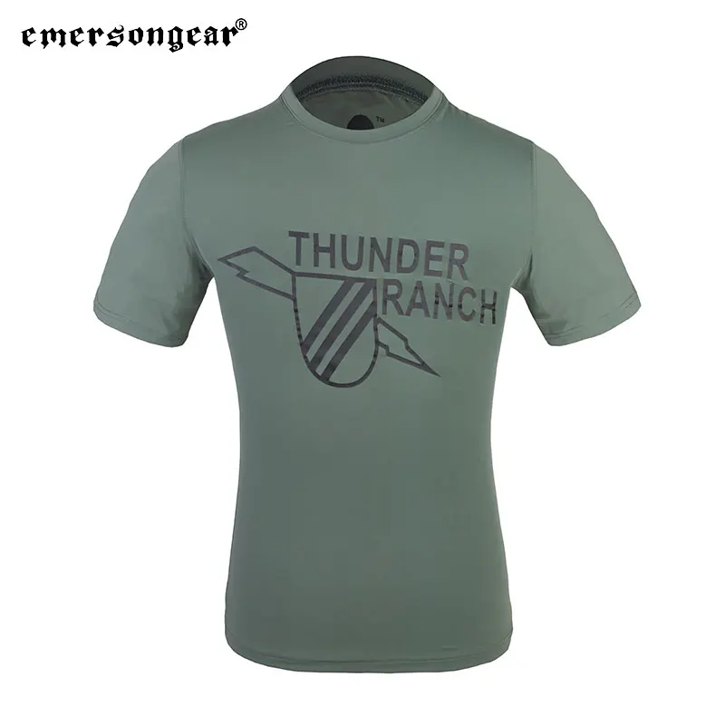 Emersongear Taktisches Aborbent Schweiß Schweiß Shirt GTYPE Wicking T-Shirt Kurz Angeln Camping Wandern Airsoft OD EM2638