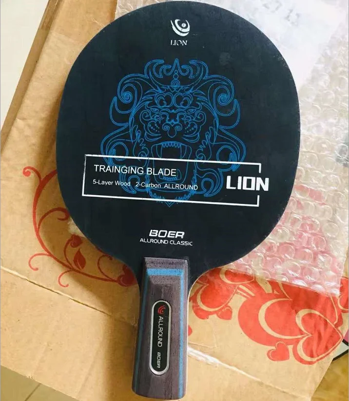 

1 Pcs Boer Lion Table Tennis Blade 5+2 Wood Ping Pong Blade Good for Attack with Fine Control, CS / FL Handle