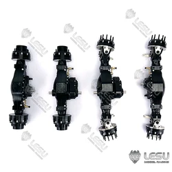 LESU 8x8 Wheel Reduction Differential Lock Axle for 1/14 TAMIYA RC Truck Remote Control Dumper Tractor Model Car Benz Scania