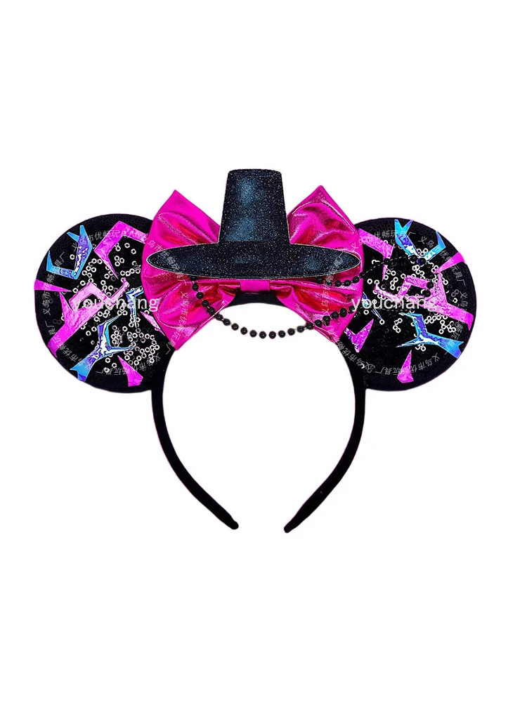 Kpop شيطان هنتر هيرباند اكسسوارات Kawaii جديد الإبداعية القوس هيرباند هدية عيد الميلاد