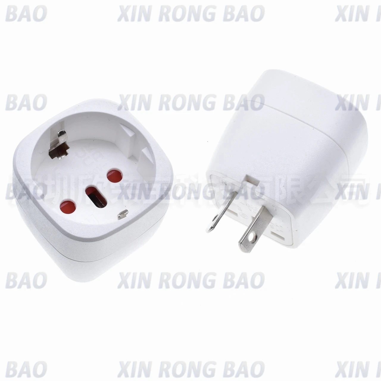 Europe Italy Switzerland EU to AU plug adpater 2 Oblique pins AU socket conversion adapter for New Zealand Australia Netherlands