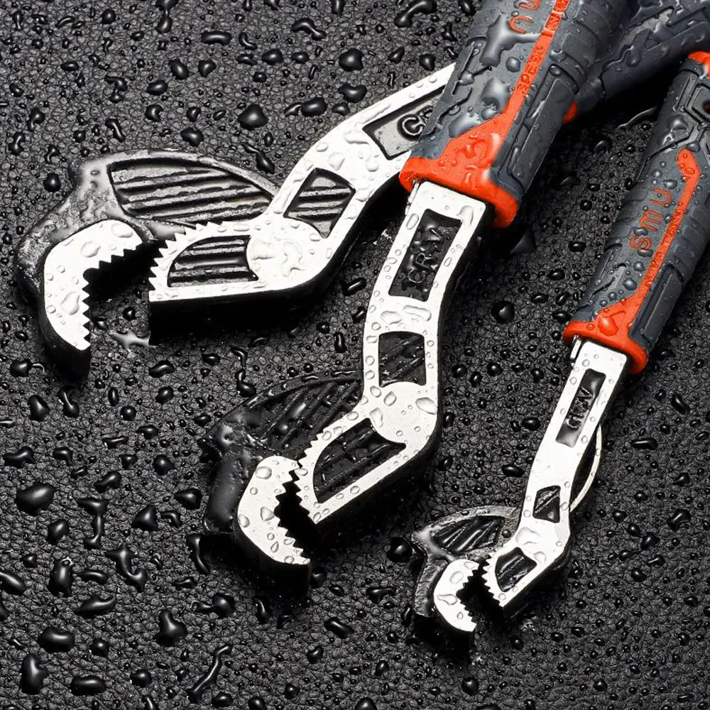 Universal Multifunctional Self-Locking Pipe Wrench Adjustable Open industrial Grade Wrench Hardware Grip Hand Tools