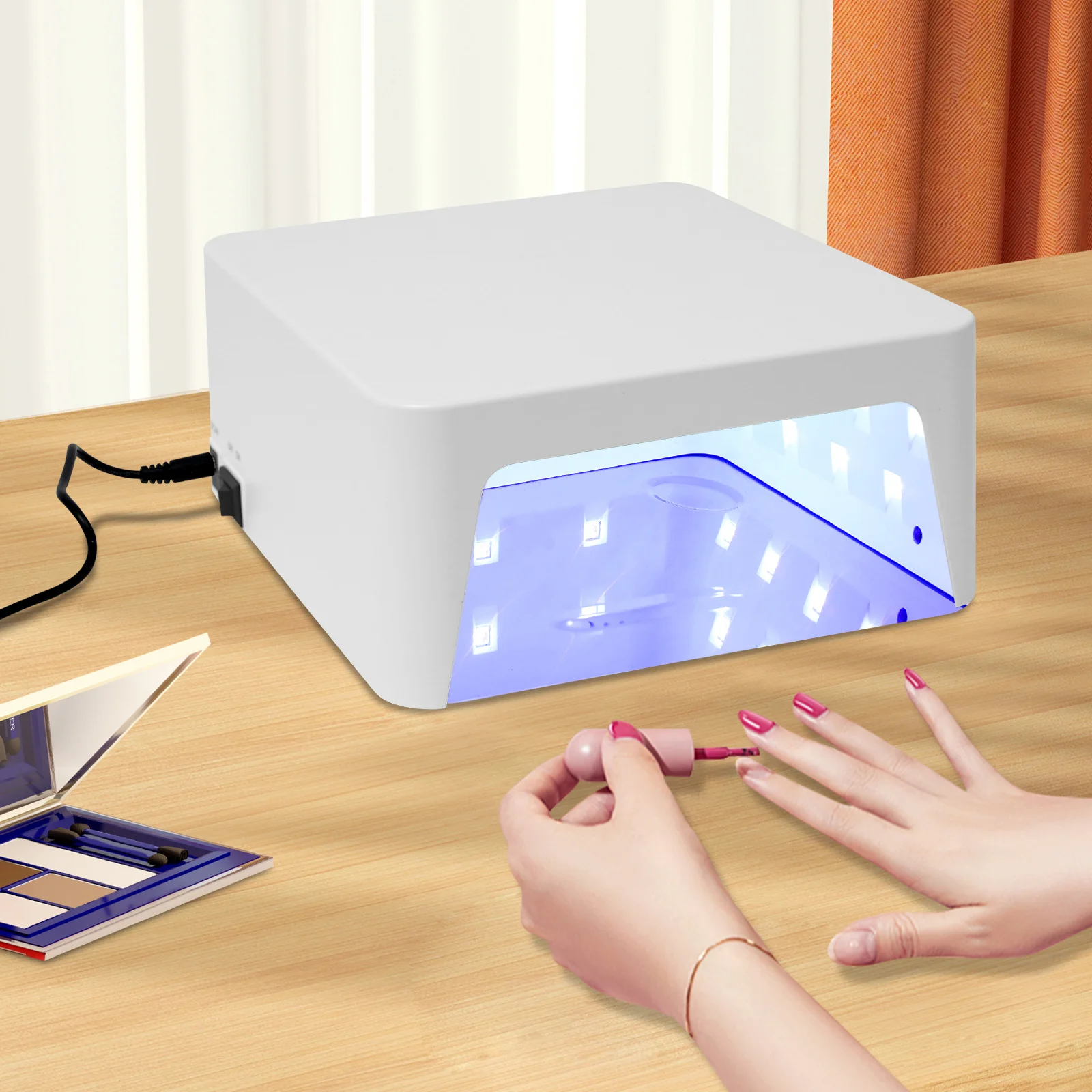 مصباح مسمار 48 واط |   مجفف أظافر مع 45 خرزة مصباح |   مصباح معالجة جل احترافي بمستشعر تلقائي مع وظيفة التوقيت