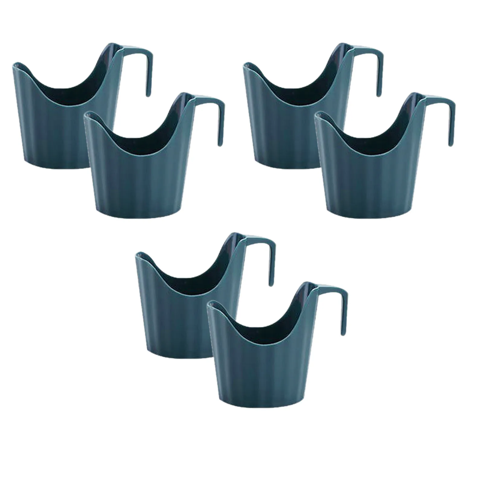 

6Pcs Paper Cup Holder Anti-Scalding Heatproof Plastic Disposable Cups Cup Holder Suitable for Office Cafe Party Use