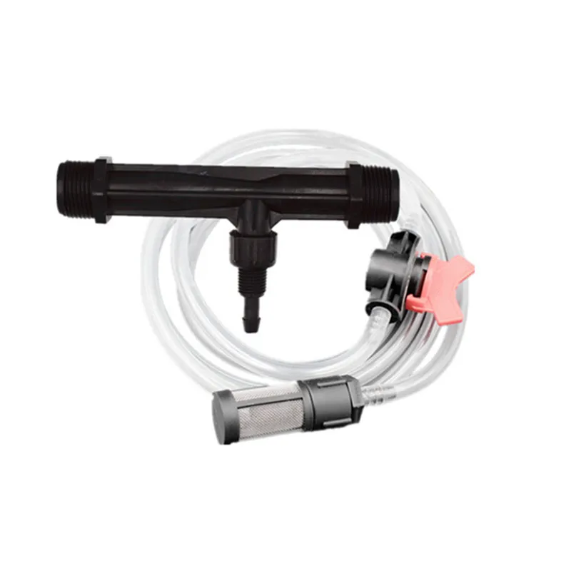 4-point Venturi tube set 2m Straw Venturi Fertilizer Injector for Drip & Micro‑Spray Irrigation